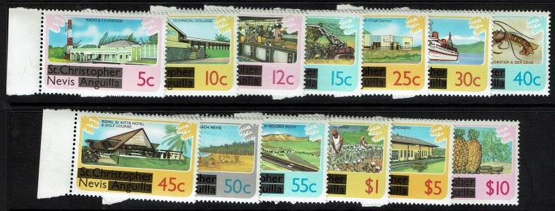 Nevis SC# 100-112, Mint Never Hinged - Lot 022617