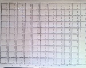 KV)INDONESIA, FULL SHEET, WITH ERROR, IMAGE SHIFTED.