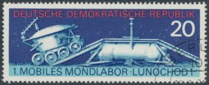 German Democratic Republic  SC# 1285 CTO  Moon  Space see details & scans