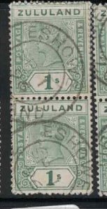 Zululand SG 25 Pair Eshowe CDS VFU (4gys)