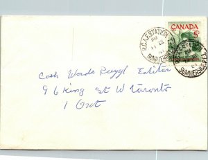 Canada 1961 RACF Station Summerside PEI Cover to Toronto - L35295