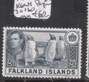 Falkland Islands Penguin SG 160 MOG (2dkd)