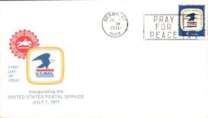 #1396 CT, Derby 7-1-71 USPS FDC