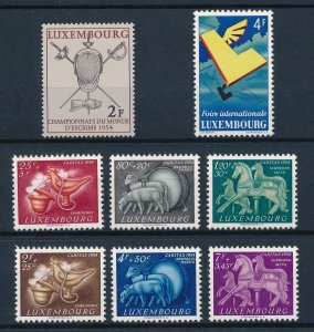 Luxembourg Luxemburg 1954 Complete Year Set MNH