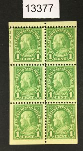 MOMEN: US STAMPS  # 632a MINT OG NH BOOKLET LOT #13377