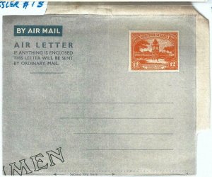 69069 - GUIANA - POSTAL HISTORY - STATIONERY AEROGRAMME Kessler # 15 - SPECIMEN