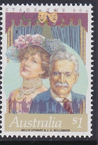 1144 1989 Stars of the Stage and Screen MNH