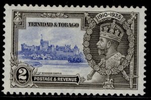 TRINIDAD & TOBAGO GV SG239a, 2c EXTRA FLAGSTAFF, M MINT. Cat £35.