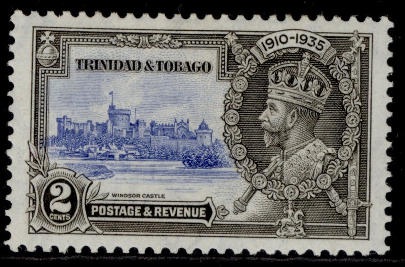 TRINIDAD & TOBAGO GV SG239a, 2c EXTRA FLAGSTAFF, M MINT. Cat £35.