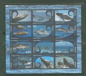 Aitutaki #593  Souvenir Sheet (Animals)