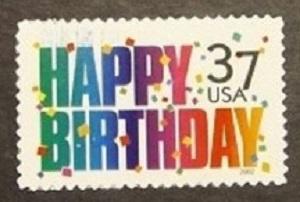 3695 Happy Birthday F-VF MNH single 