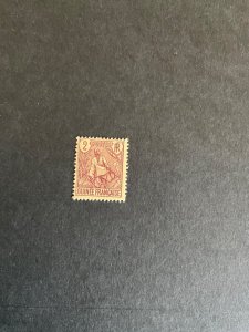 Stamps French Guinea 19 hinged