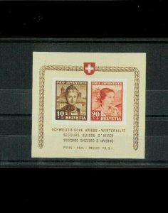 Switzerland SC# B116 MNH. Cat.95.00. Better Item