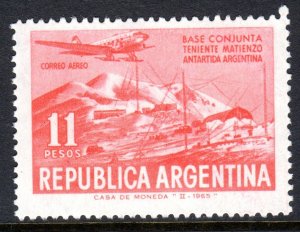 Argentina 1965 Sc#C95 Lt.Matienzo Base Antarctica SEAPLANE-CARS  Single MNH