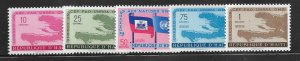 HAITI 440-441, C133-C135 MINT NEVER HINGED TRIBUTE TO THE UN 1958