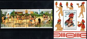 Barbuda #1035-6 MNH CV $40.00 (X7801)