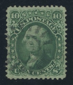 USA 68 - 10 cent no grill VF app with fancy cogwheel cancel