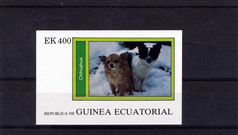 Equatorial Guinea Dog Chihuahua s/s Imperforated mnh.vf