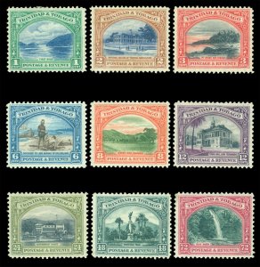 British Colonies TRINIDAD & TOBAGO 1935-37  Pictorial set  Scott # 34-42 mint MH