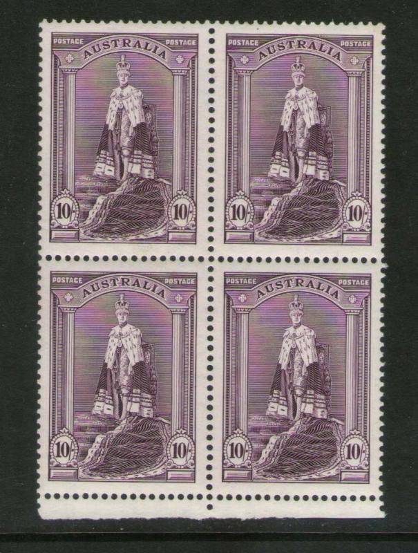 Australia 1938 SG 177 Block of 4 MNH