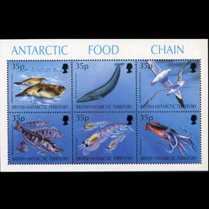 BR.ANTARCTIC TERR. 1994 - Scott# 230 Sheet-Fauna NH