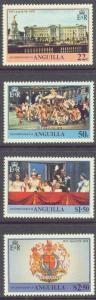 ANGUILLA 315-18 MNH 1978 Coronation Anniversary