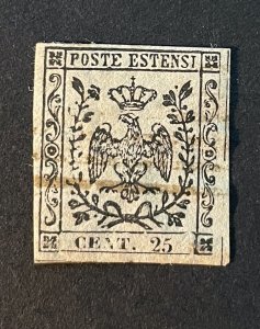 Italian States - Modena Sc.#4, used