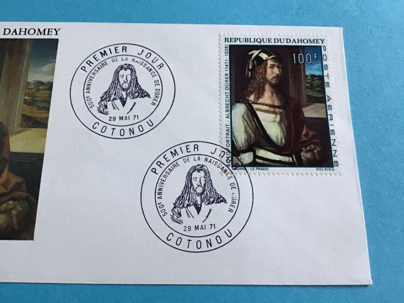 Rep of Dahomey Albrecht Durer First Day Issue 1971 Stamp Cover R42909 