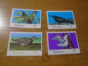 Tokelau  #  57-60  MNH  Birds