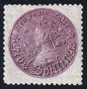 New South Wales #44 5 Shilling 1861-80 Queen Victoria SG #181 perf 11 MH Rare