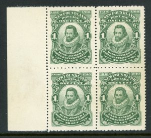 Canada 1910 Newfoundland 1¢ Perf 12 Scott # 87Varieties MNH G204