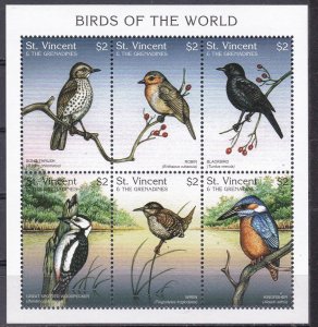 St Vincent & The Grenadines, Fauna, Birds MNH / 1997