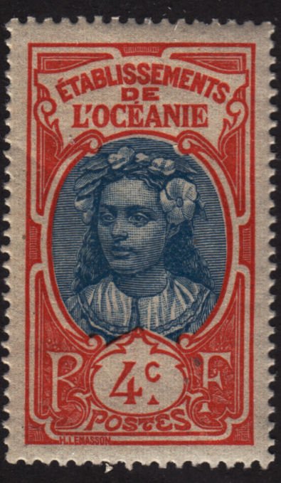 French Polynesia 23 Tahitian Girl 1913