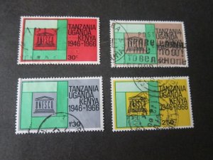 Kenya Uganda Tanganyika 1966 Sc 168-71 set FU