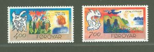 Faroe Islands #282-283  Single (Complete Set)