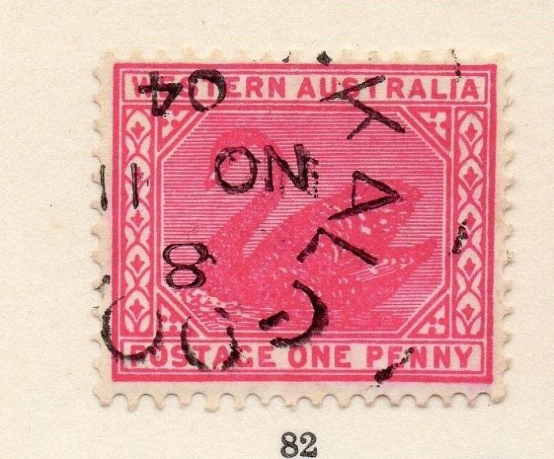 Western Australia Swan Type 1902-12 Early Issue Fine Used 1d. 187325