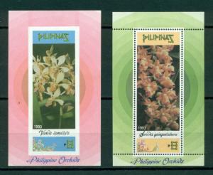 Philippines Scott #2246-2247 MNH Orchids Flora Flowers Perf & Imperf CV$5+