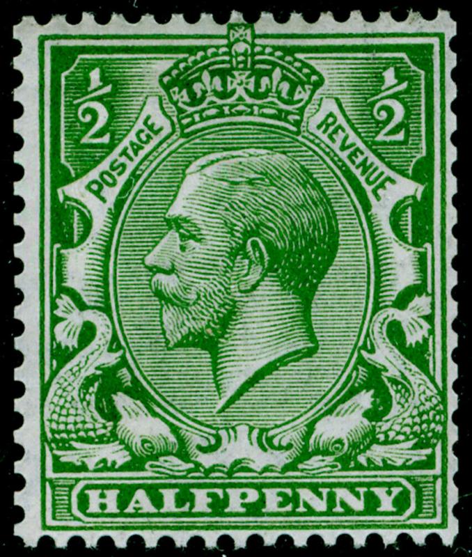 SG397, ½d bright green, LH MINT. Cat £150.