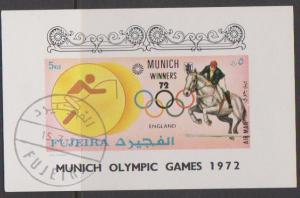 Fujeira 1972 Munich Olympics Miniature Sheet