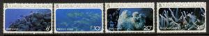 Turks & Caicos Islands 307-10 MNH Coral, Marine Life