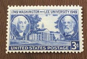 US Stamp Scott 982 Single Washington & Lee Univ MNH O/G 1949