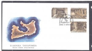 Greece Scott # 1520 -1522 FDC First Day Cover 1985