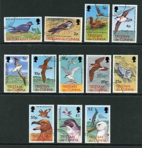 Tristan Da Cunha SG220/31 1977 Birds set of 12 fine used