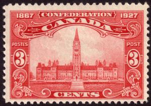 Canada 1927 3c Carmine SG268 MH