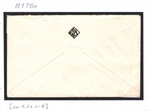 GB M&GNJR RAILWAY Parcel Stamp Express Letter 1940 WW2 Cover HOLT Norfolk R176b 