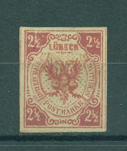 Germany State Lubeck sc# 4 reprint mng cat val $240.00