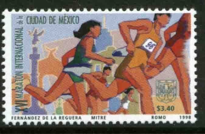 MEXICO 2091, 16th Mexico City Marathon. MINT, NH, VF. (69)