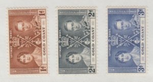 Gold Coast Scott #112-113-114 Stamps - Mint Set