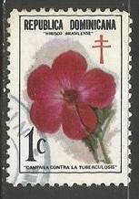 Dominican Republic RA60 VFU FLOWER Z680-6