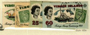 British  Virgin Islands #169-72 used CV$2.75